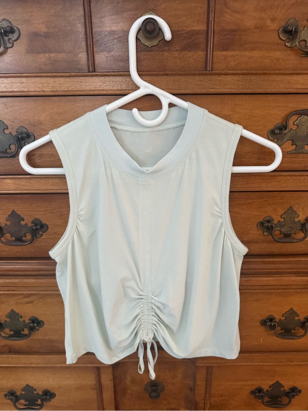 lululemon athletica All Cinched Up Light Mint Sleeveless Tank
